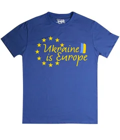 Прикольные футболки: Ukraine is Europe